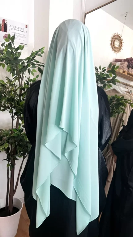 Hijab Mousseline Vert Menthe