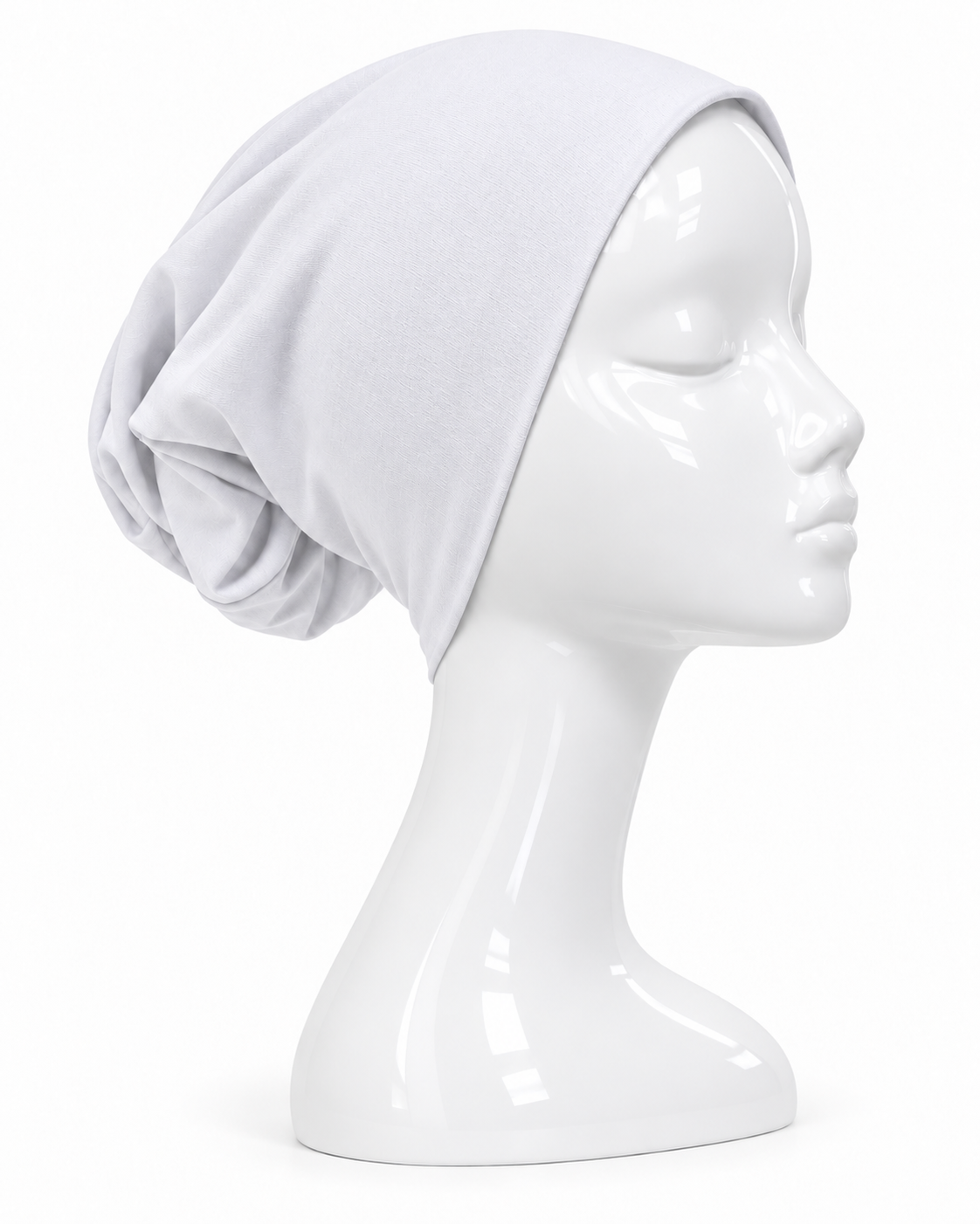 53181949-0dab-41c4-9aed-370308159b50 Bonnet tube fermé Blanc – Image 1
