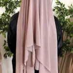Hijab  Mousseline Terre Cendrée