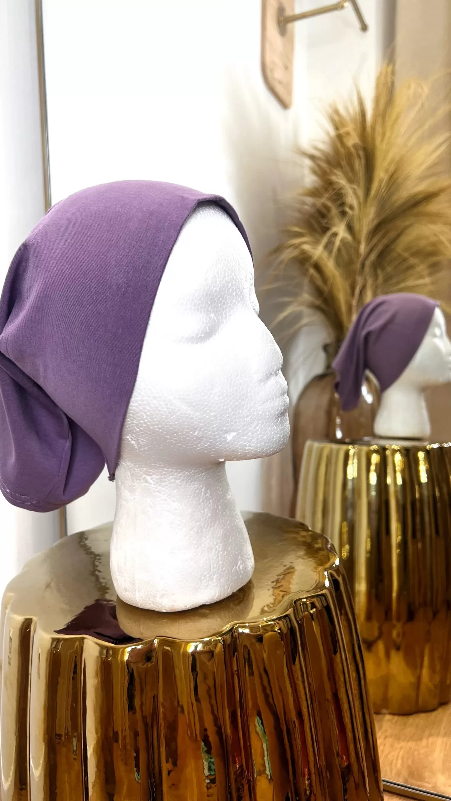 FullSizeRender Bonnet Tube Dark Purple – Image 1