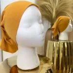 Bonnet Tube jaune moutarde