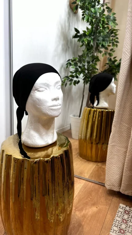 Visuel Bonnet lycra noir