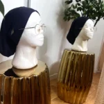 Bonnet sous hijab lunette bleu nuit