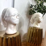 Bonnet sous hijab lunette blanc