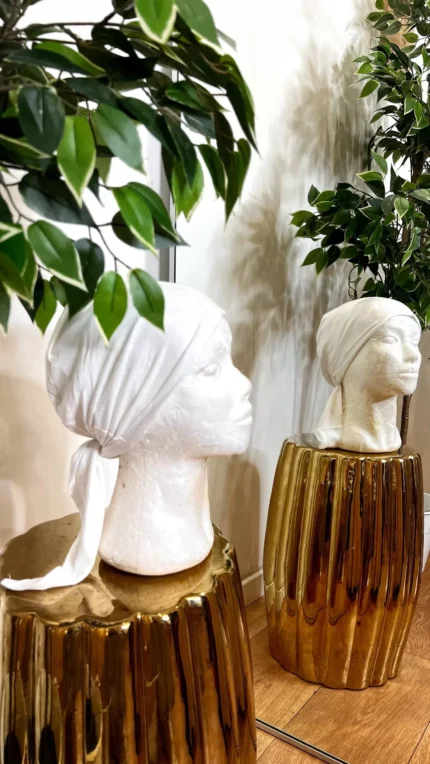 Visuelle bonnet satiné blanc