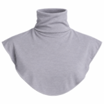Faux col gris foncé