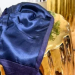 Visuel bonnet satiné bleu nuit