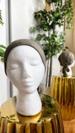 Visuel Bonnet Satiné taupe foncé