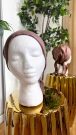 Visuel Bonnet Satiné noisette