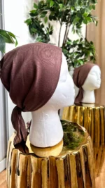 Visuel Bonnet Satiné noisette