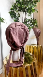 Visuel Bonnet Satiné noisette