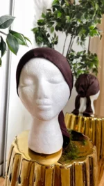 Visuel Bonnet Satiné chocolat