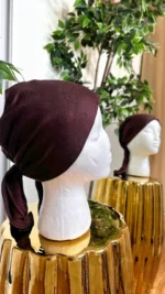 Visuel Bonnet Satiné chocolat