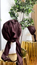 Visuel Bonnet Satiné chocolat