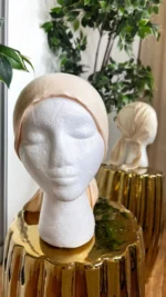 Visuel Bonnet Satiné beige clair