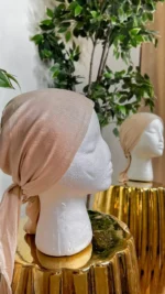 Visuel Bonnet Satiné beige