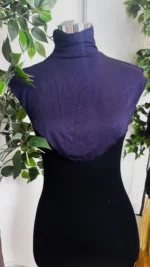Visuel Faux col violet