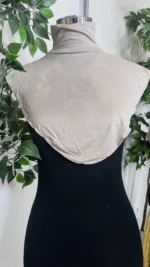 Visuel Faux col beige