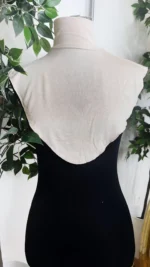 Visuel Faux col beige clair