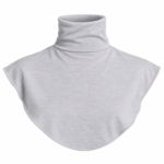 Faux col gris clair