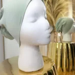 Bonnet Tube Fermé Vert Eau