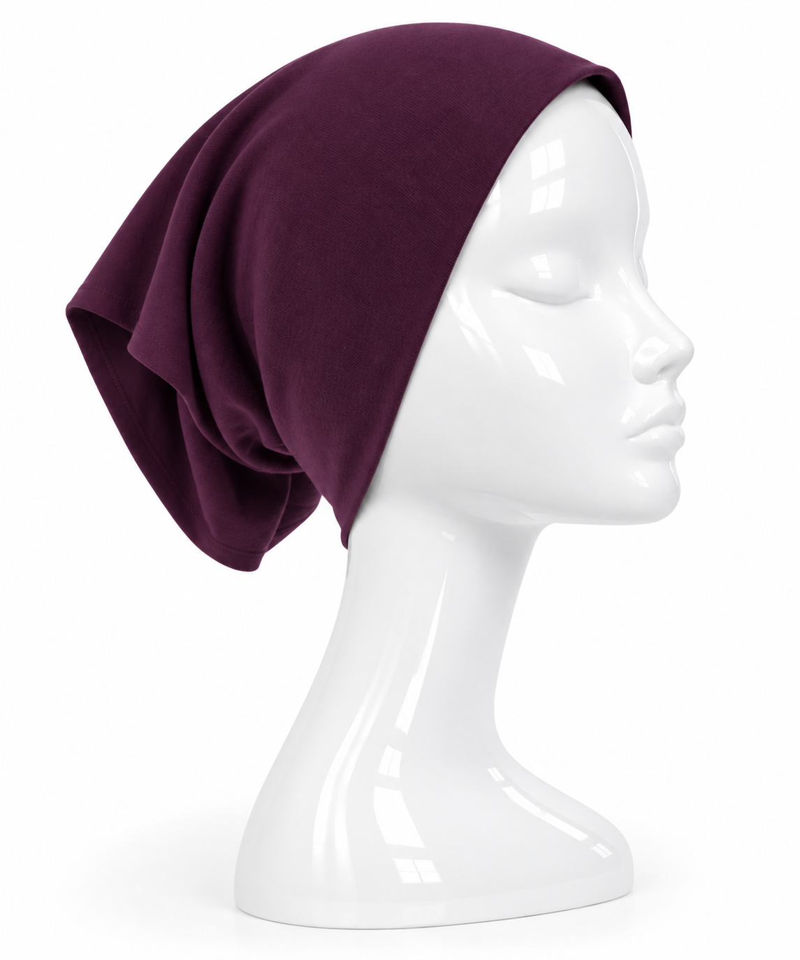 a98231e9-7ea6-414c-a2f3-7d97e927ad1b Bonnet Tube Aubergine – Image 1