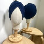 Turban bleu