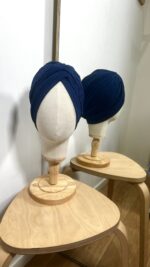 Turban bleu