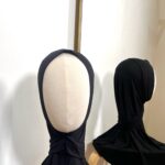 Hijab cagoule bamboo noir