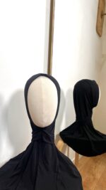 Hijab cagoule bamboo noir