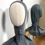 Hijab cagoule bamboo gris