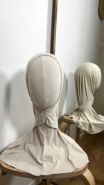 Hijab cagoule bamboo terre cendré