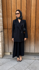 SET SKIRT NOIR