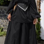 JUPE POP COTON NOIRE