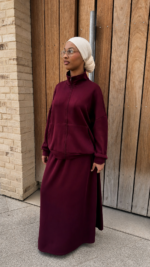 ENSEMBLE SOFT BORDEAUX – Image 2
