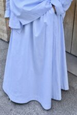 JUPE POP COTON BLEU CIEL – Image 2