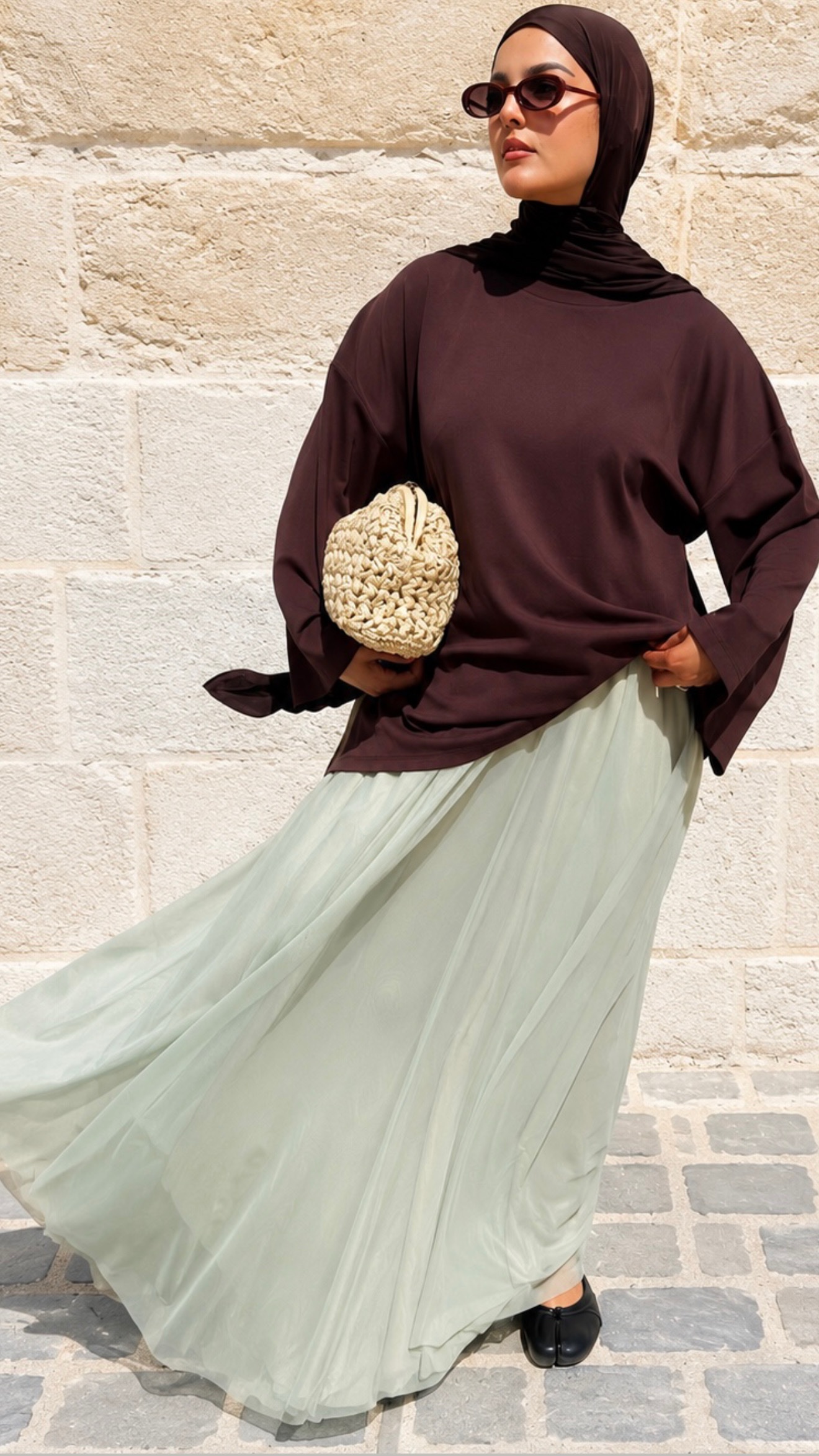 644d75d3-da86-482f-8e75-c8c5d80e1301 JUPE PIPA TULLE VERTE – Image 1