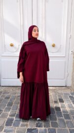 ROBE BLOOM BORDEAUX – Image 2