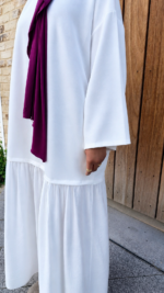 ROBE BLOOM BLANCHE