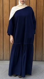 ROBE BLOOM BLEU MARINE – Image 3