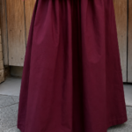 JUPE POP COTON CERISE
