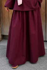 JUPE POP COTON CERISE