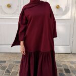 ROBE BLOOM BORDEAUX