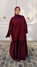 ROBE BLOOM BORDEAUX
