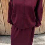 ENSEMBLE SOFT BORDEAUX