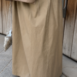 JUPE POP COTON TAUPE KAKI