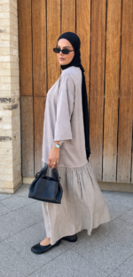 ROBE BLOOM TAUPE