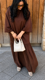 ROBE BLOOM MARRON