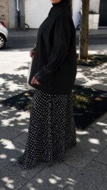 JUPE POIS ICONIQUE NOIR – Image 2