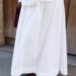 JUPE POP COTON BLANC